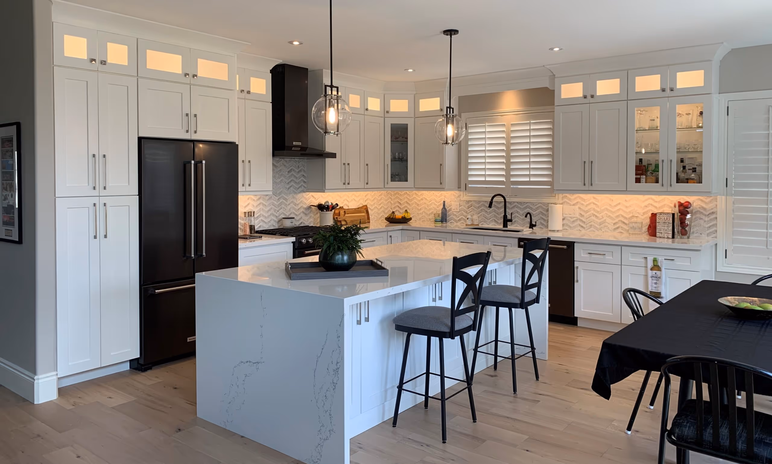 image of kitchen during service (for a fine dining restaurant)
