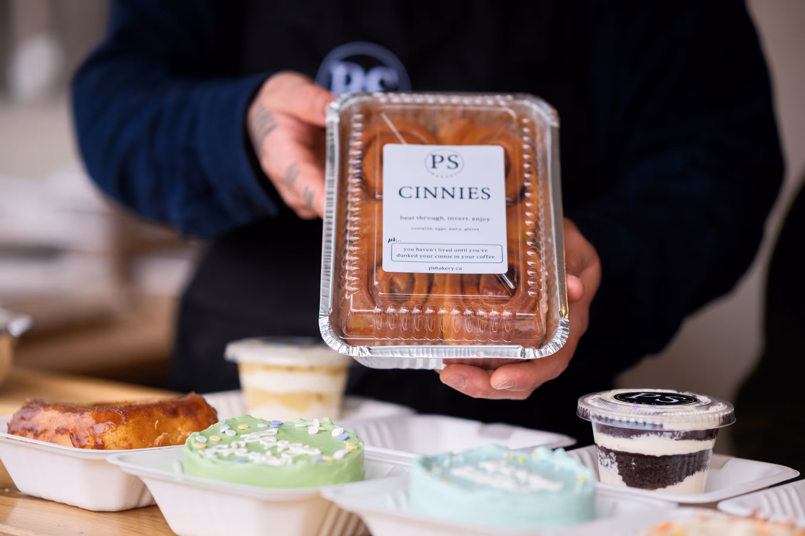 image of seasonal offerings (for a bakery)