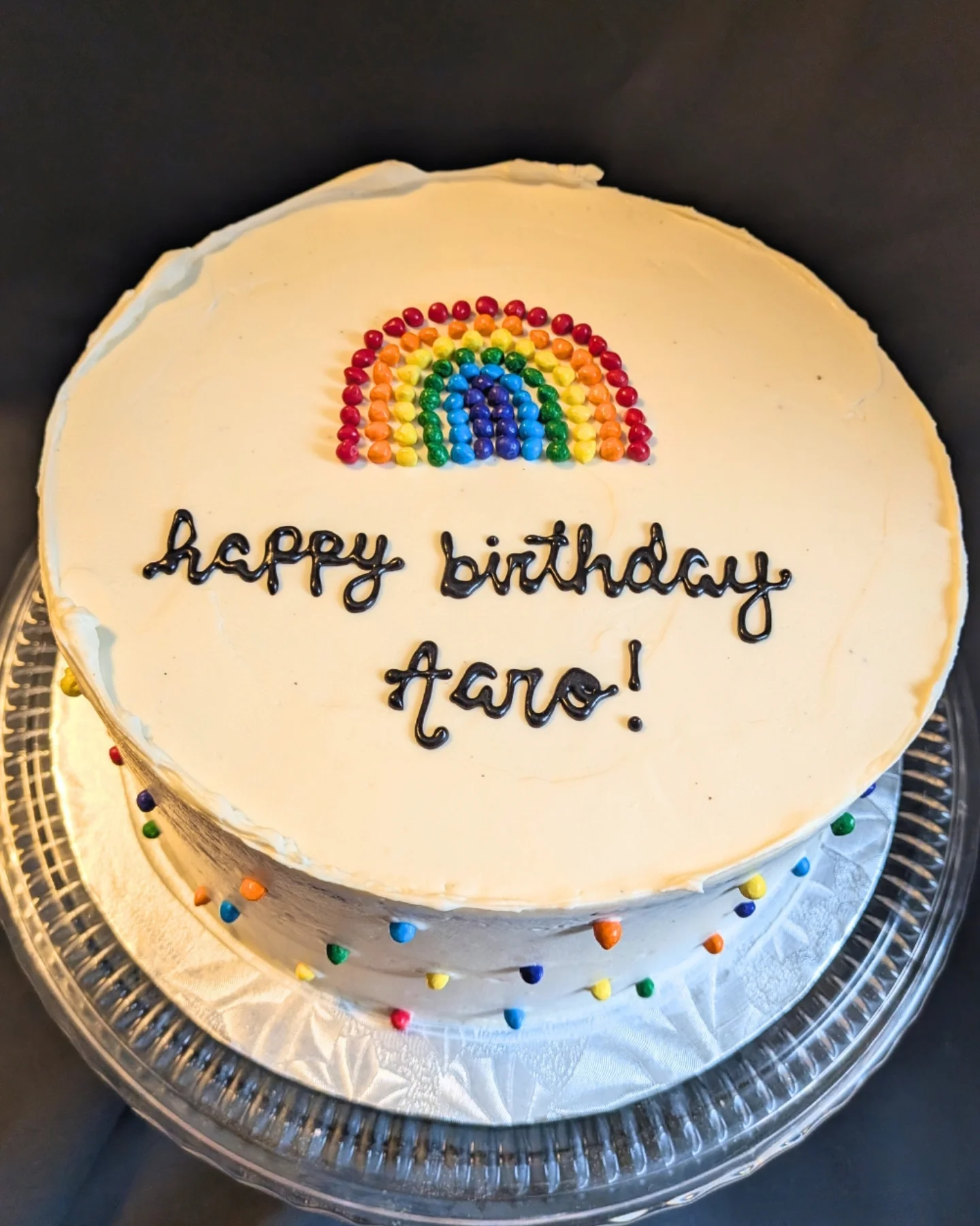image of custom event cakes (for a bakery)