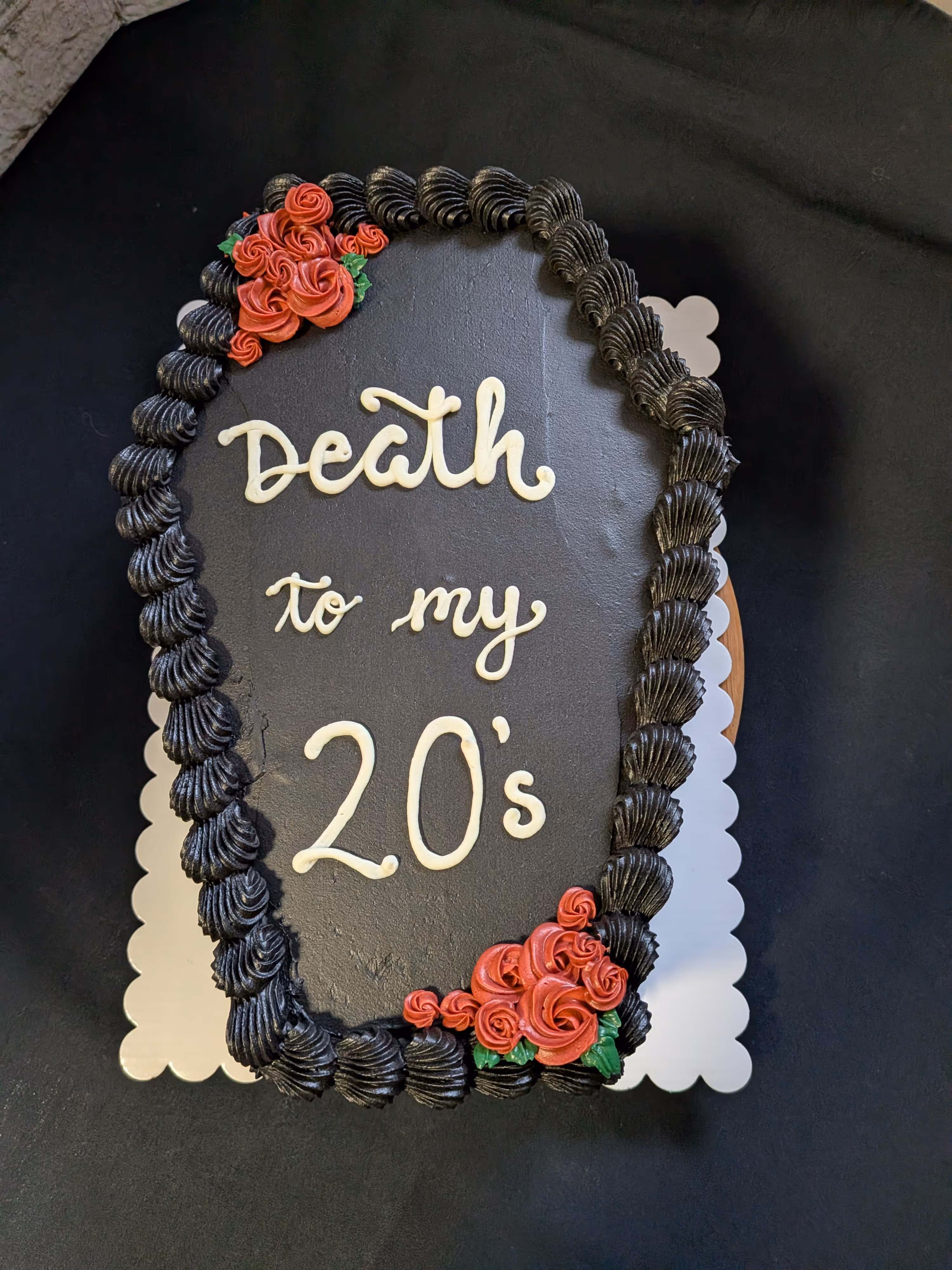 image of detailed cake selections (for a bakery)
