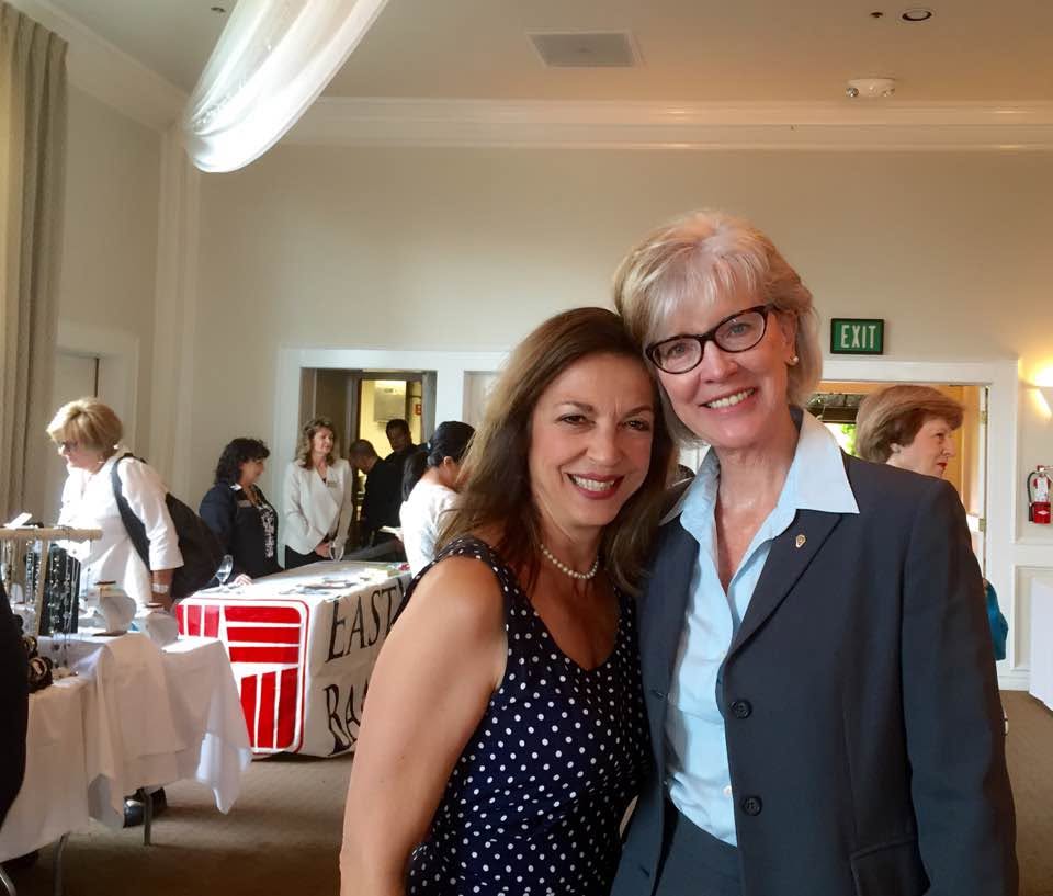Liza Boubari with Emily Gabel-Luddy