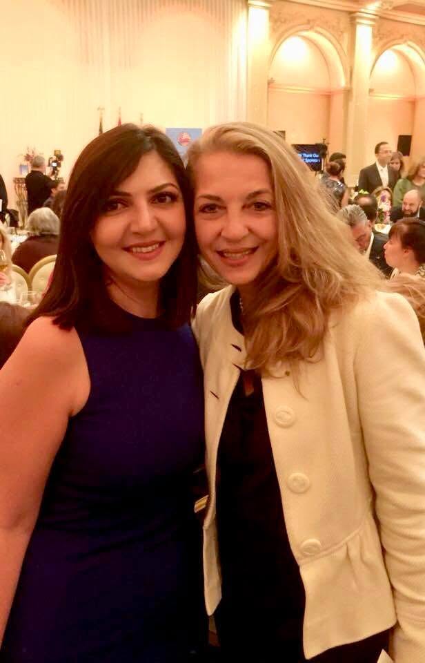 Liza Boubari with Elen Asatryan