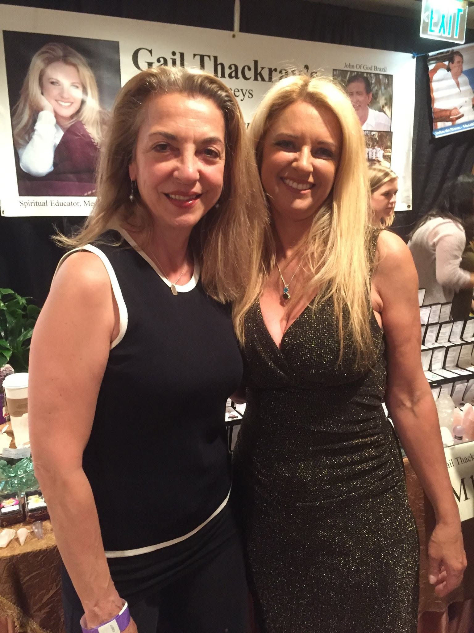 Liza Boubari with Gail Thackray
