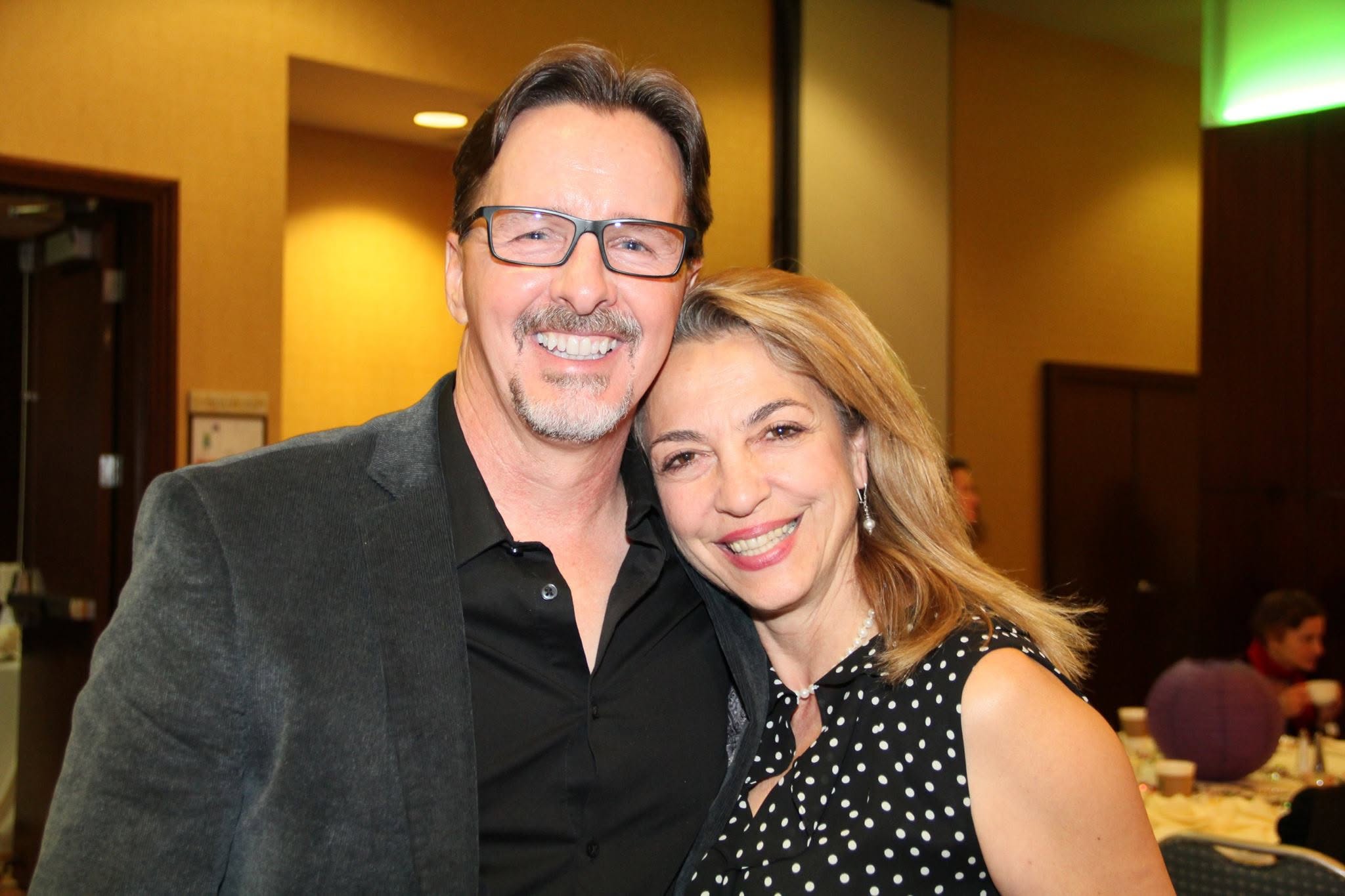 Liza Boubari with Keith O'Neill