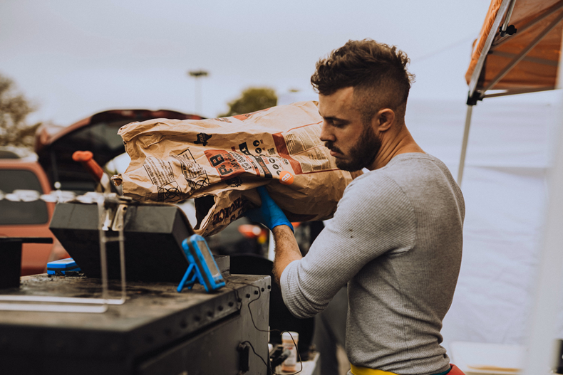 Pongo's Pasture Kitchen food truck serving smoked meats