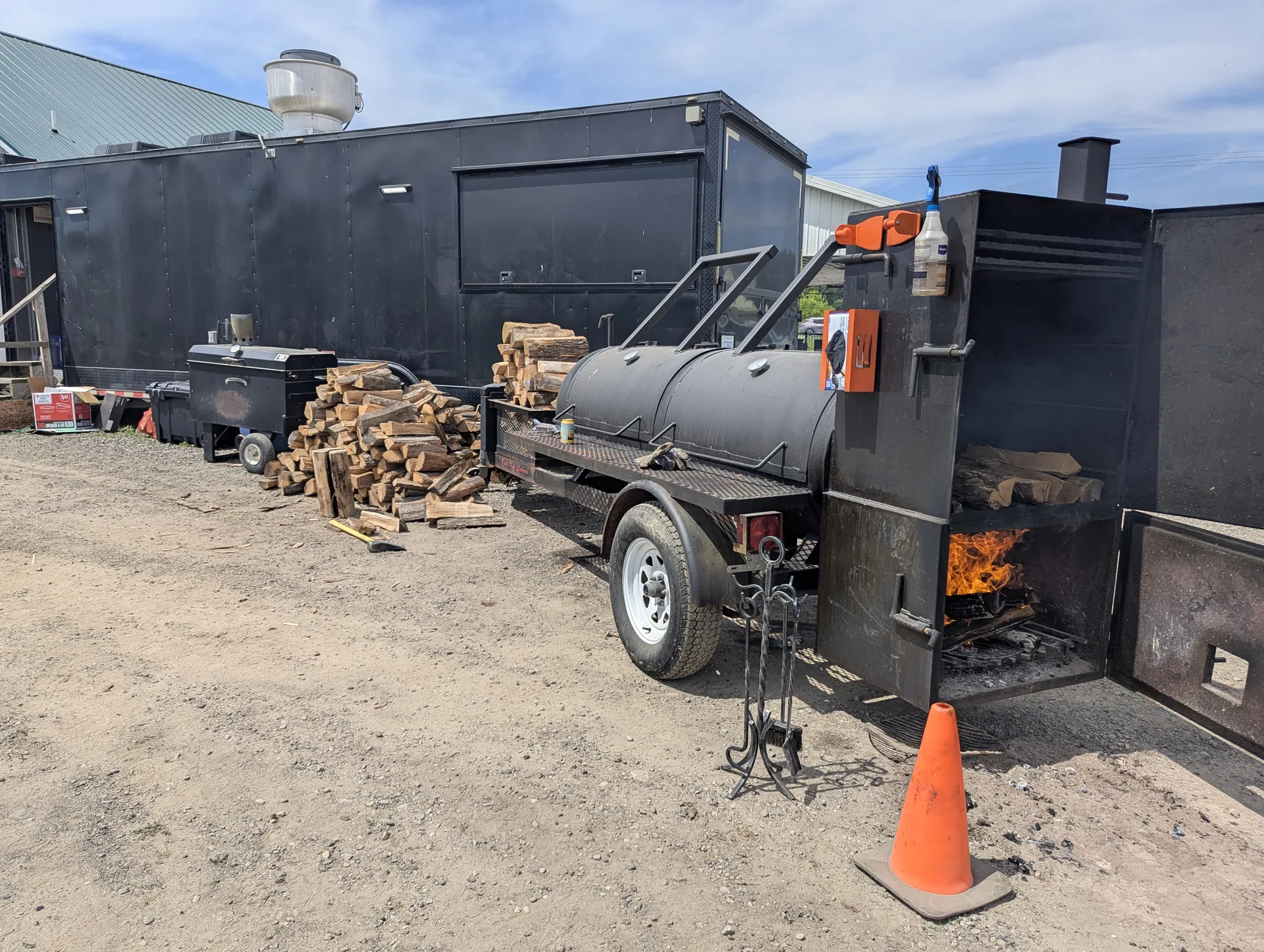 Pongo's food truck at the Ortonville home base
