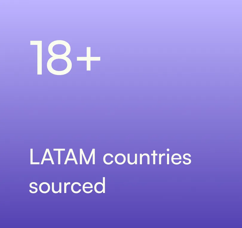 latam countries sourced by ofspace