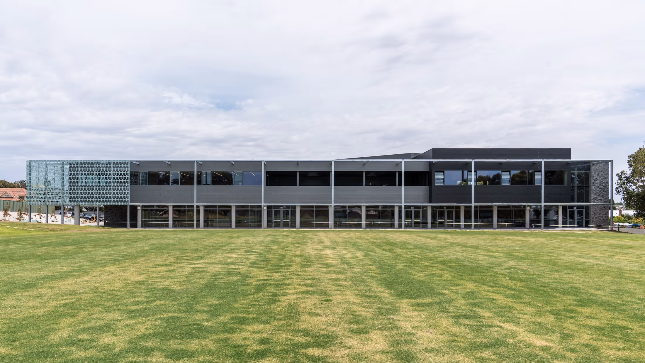 External shot of Sacred Heart College roof