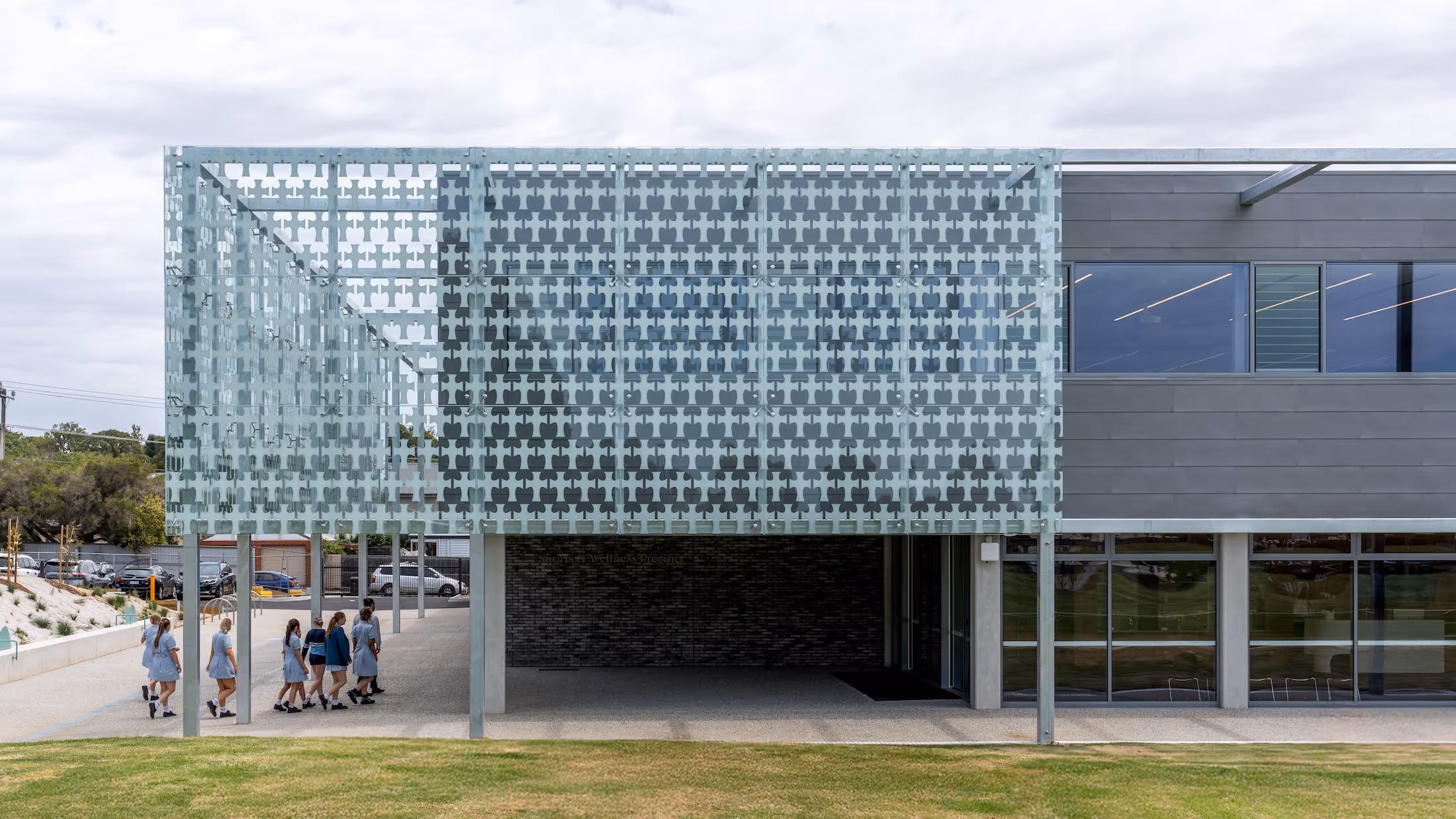 External shot of Sacred Heart College roof
