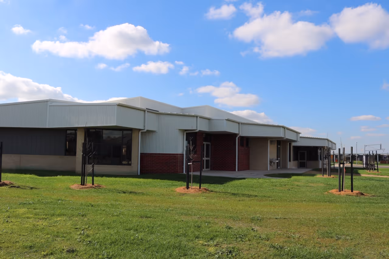 External shot of Springside West Secondary College roof