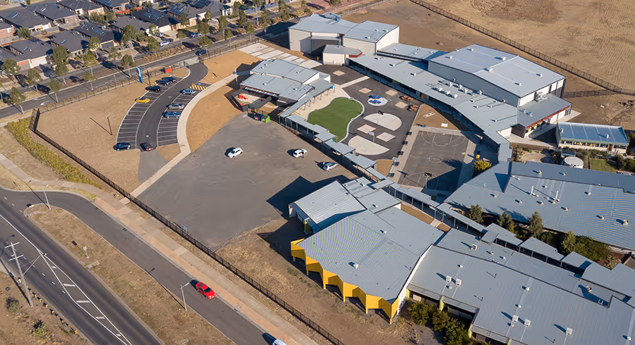 External shot of Tarneit Senior College roof