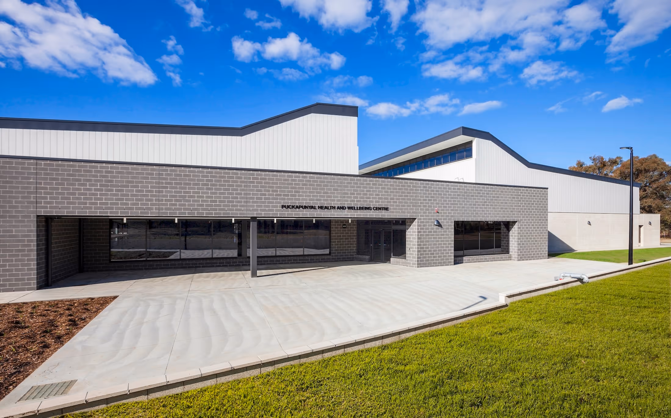 External shot of Puckapunyl Health & Wellbeing roof