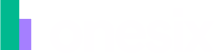 onesix brand logo with a turquoise and purple vertical bar on the left.