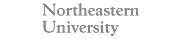 Northeastern University circular seal with text and icon on the left, and university name on the right.