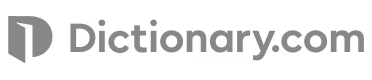 Dictionary.com logo with stylized letter D and text.