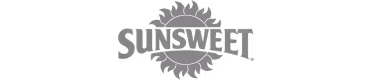 Sunsweet brand logo with stylized sunburst design.