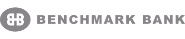 Benchmark Bank logo.