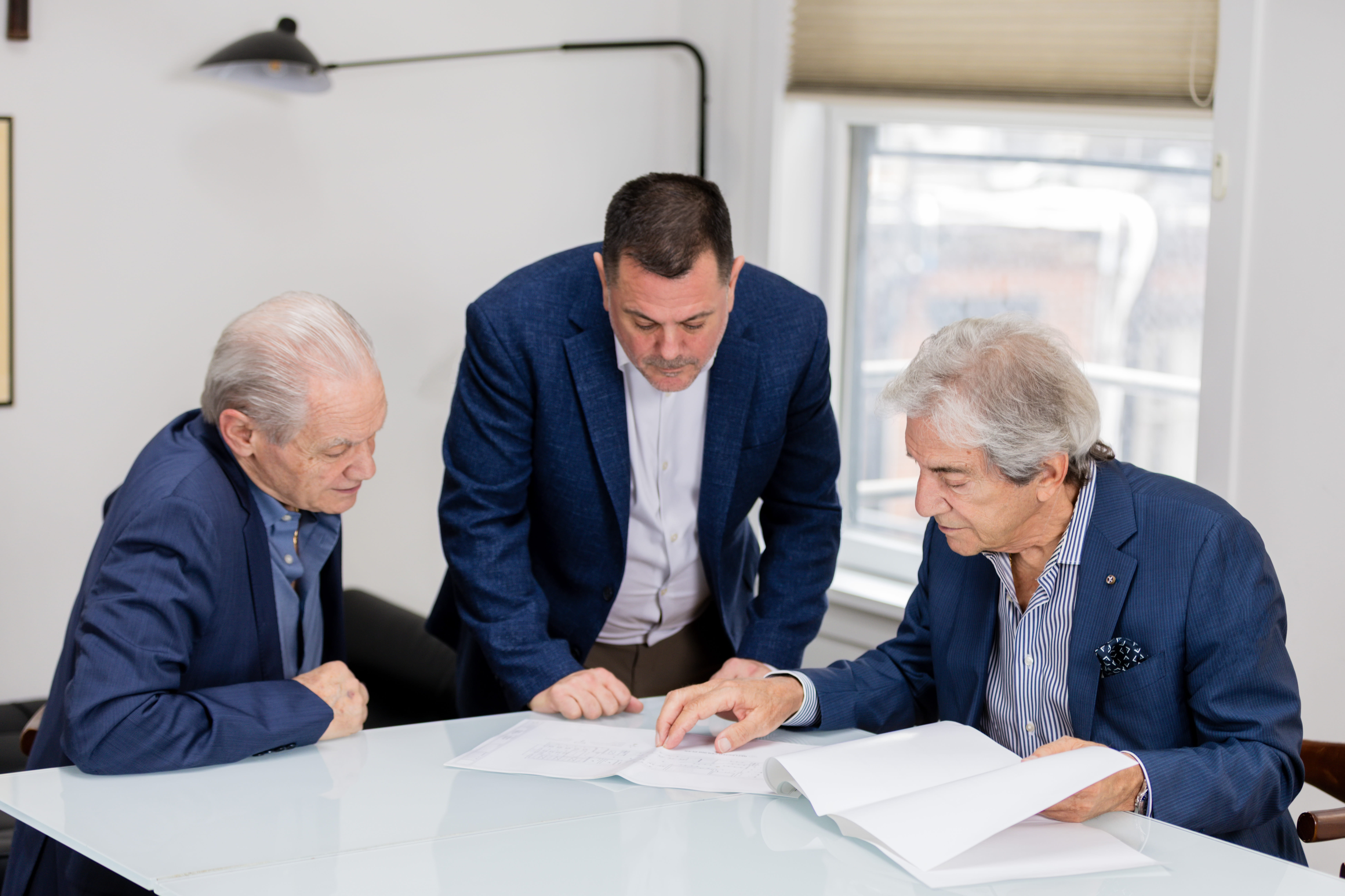 Pan Brothers Associates principals Peter Pantelidis, David Rizzuto and George Pantelidis