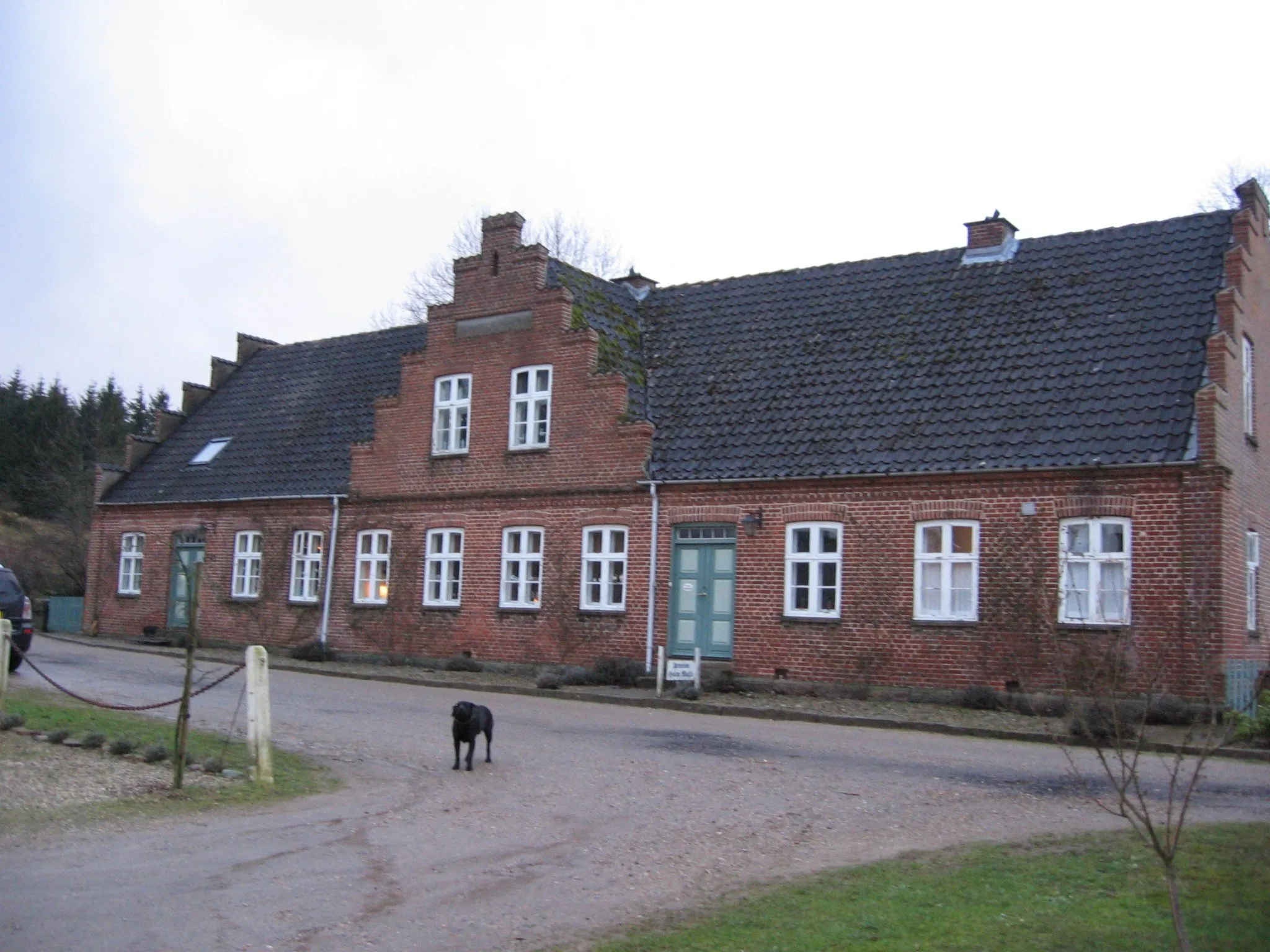 Facaden på bygning
