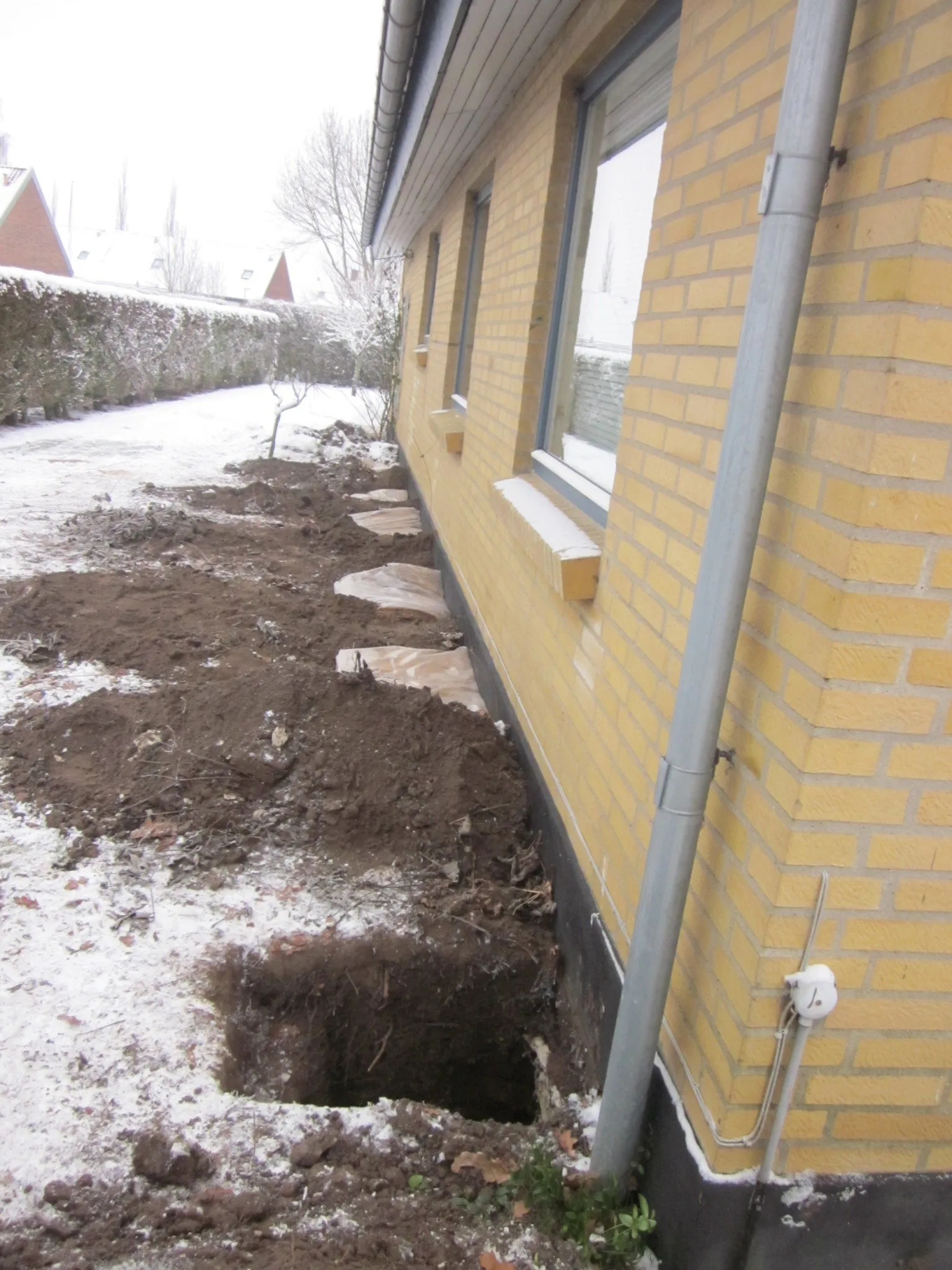 Huller for ScrewFast Skruepæle dækket af for fugt og frost