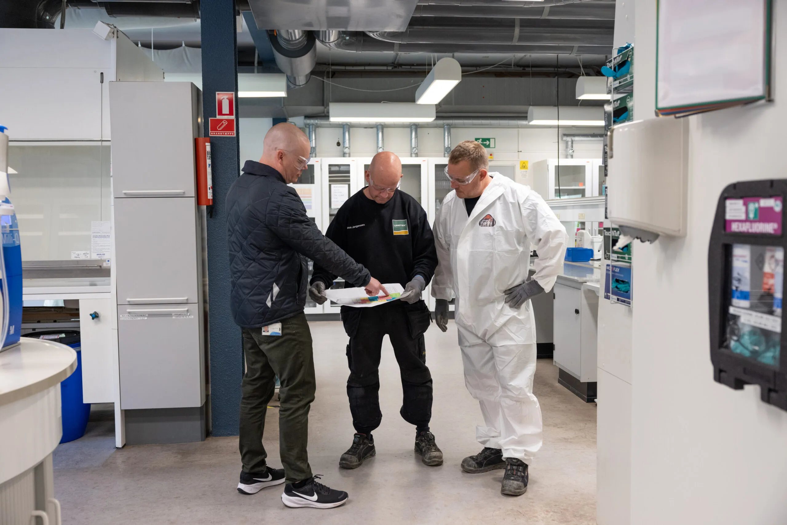 Stabiliseringsarbejdet i laboratoriet planlægges