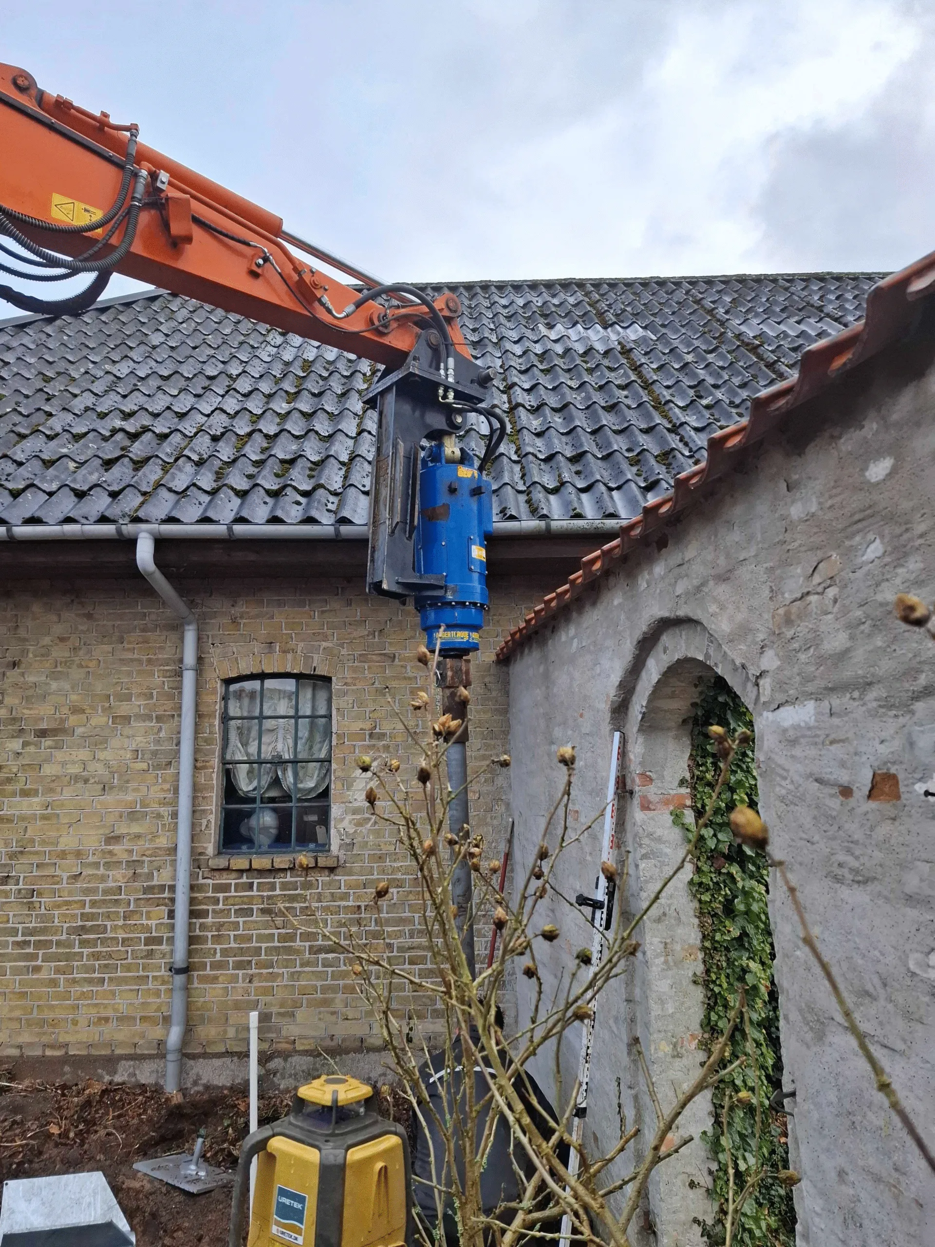 Installering af Screwfast skruepæle
