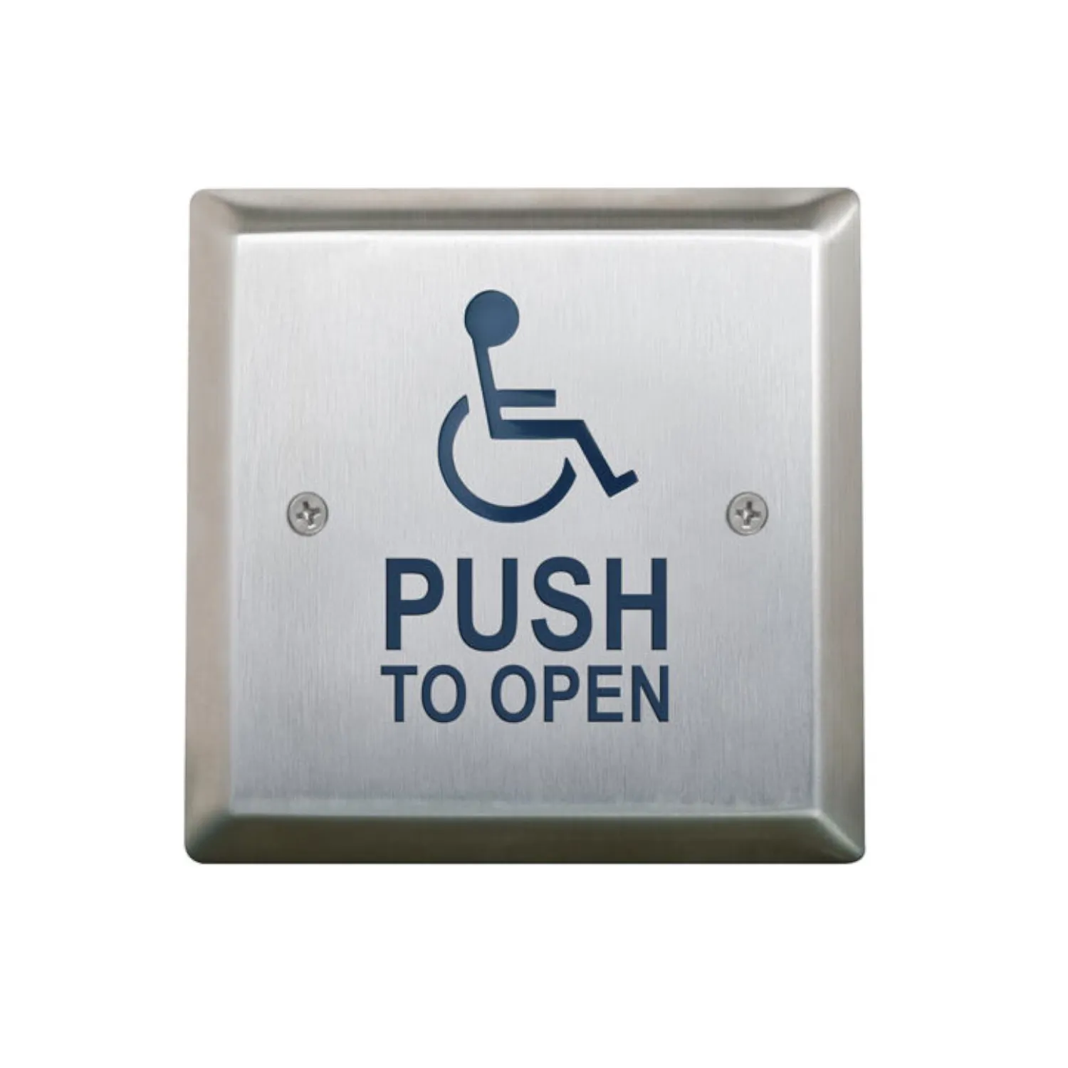 Vierkante push plate switch voor deurautomatisering en toegangscontrole