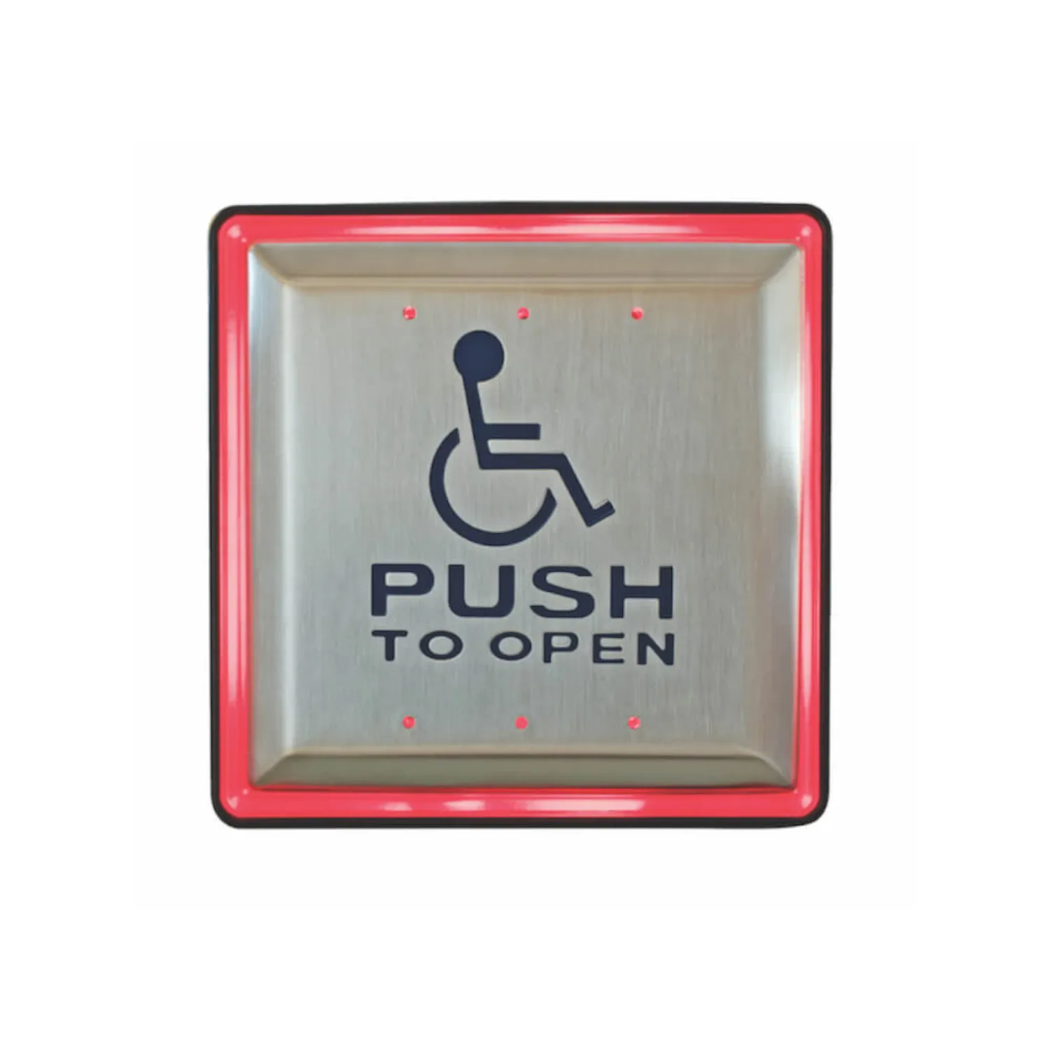 LED push plate enclosure voor automatische deuren en toegangscontrole