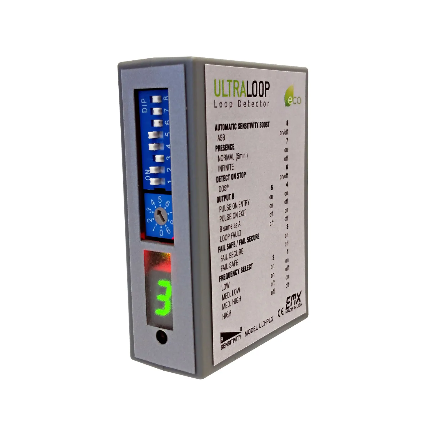 ULT-PLG plug-in lusdetector voor vervanging van FAAC, Chamberlain en Linear poortoperator-boards