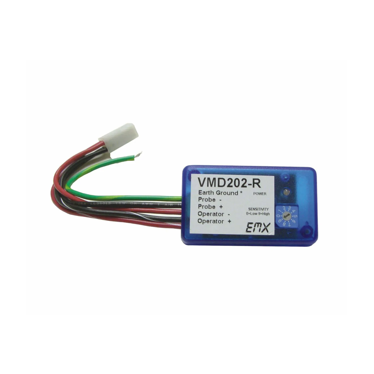 VMD202-R programmeermodule voor installateurs die VMD202 bewegingsdetectoren configureren