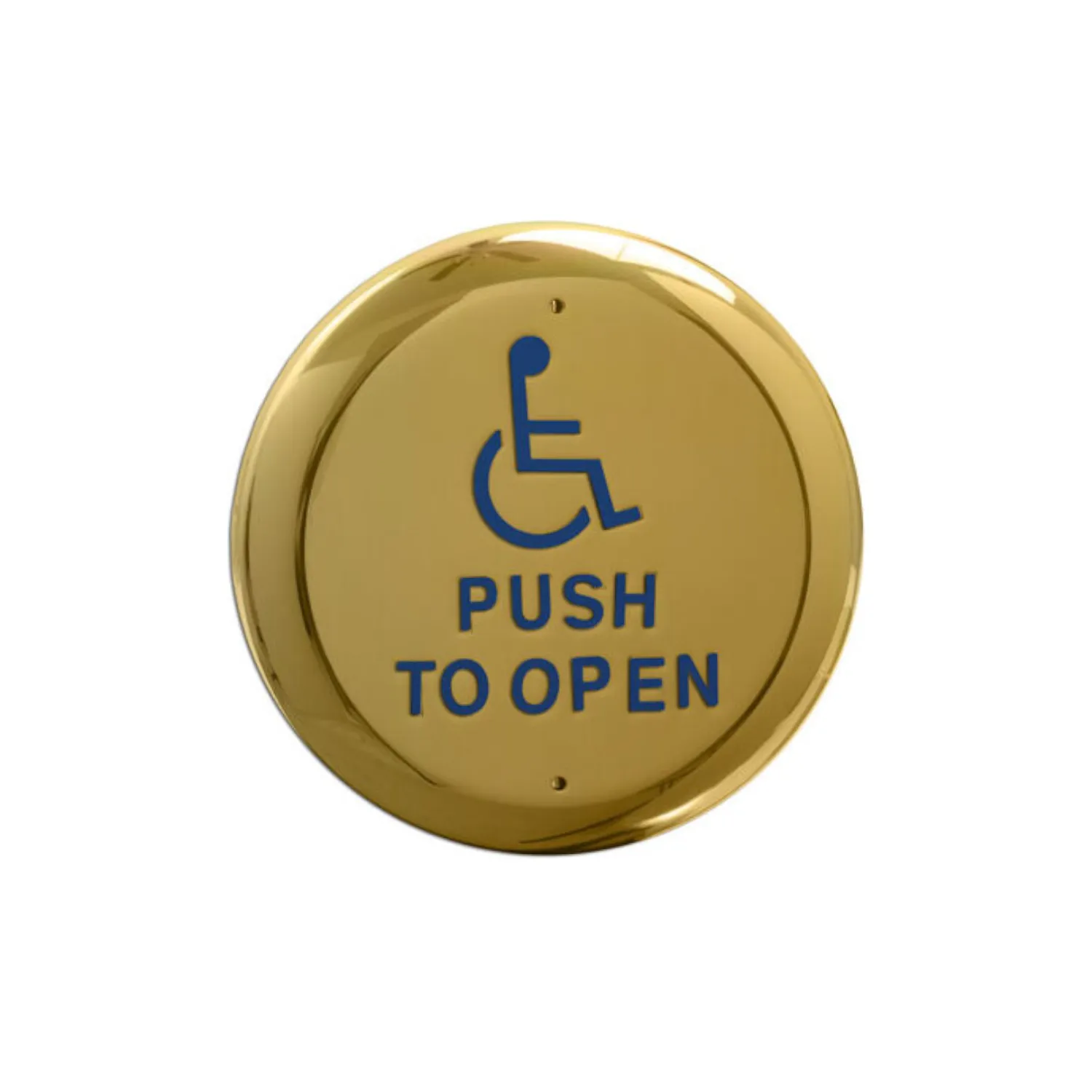 Camden CM-40/41/60 push button in polished brass finish