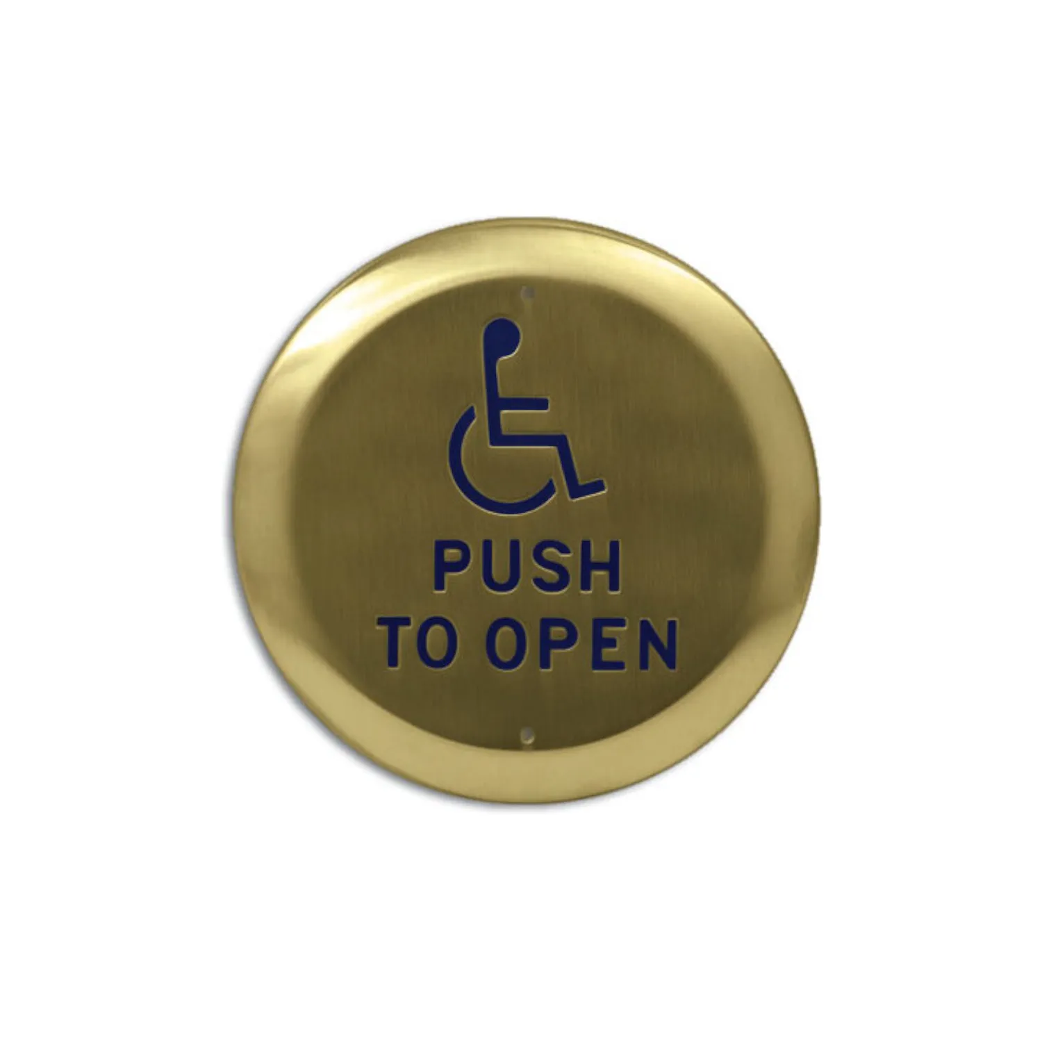 Camden CM-40/41/60 push button in satin brass finish