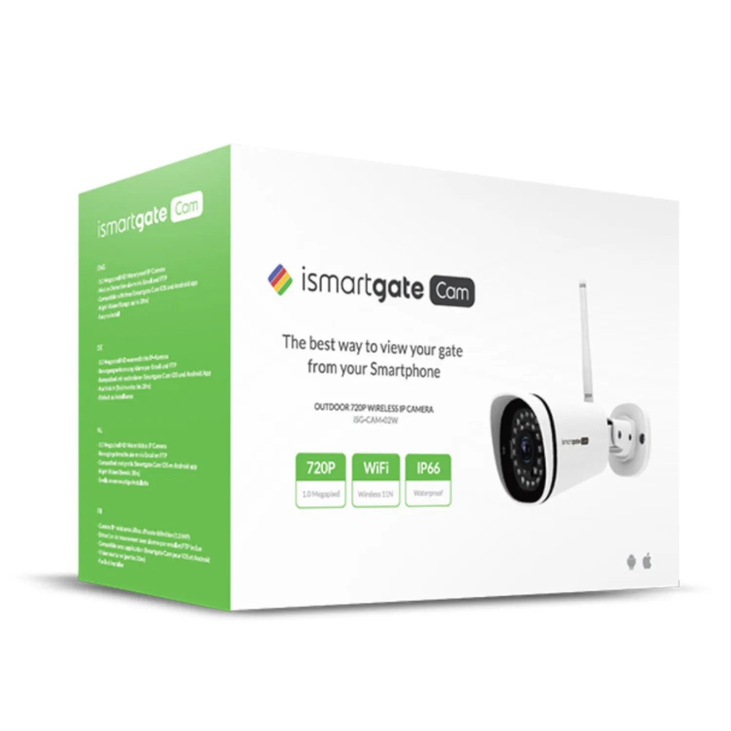 iSmartGate Outdoor Camera, IP-camera voor bewaking bij de poort