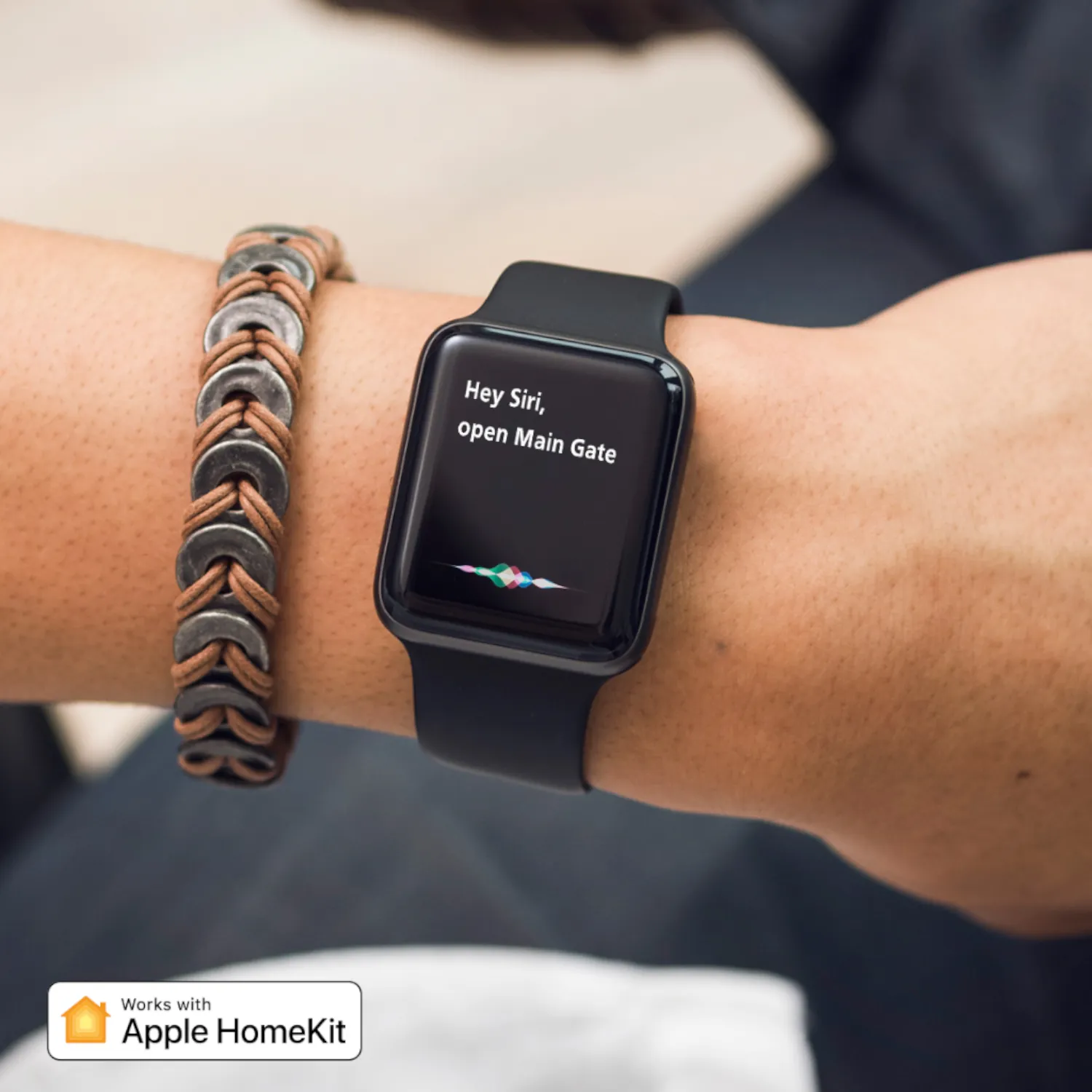 Opening a gate with Siri via the iSmartGate PRO Gate Kit