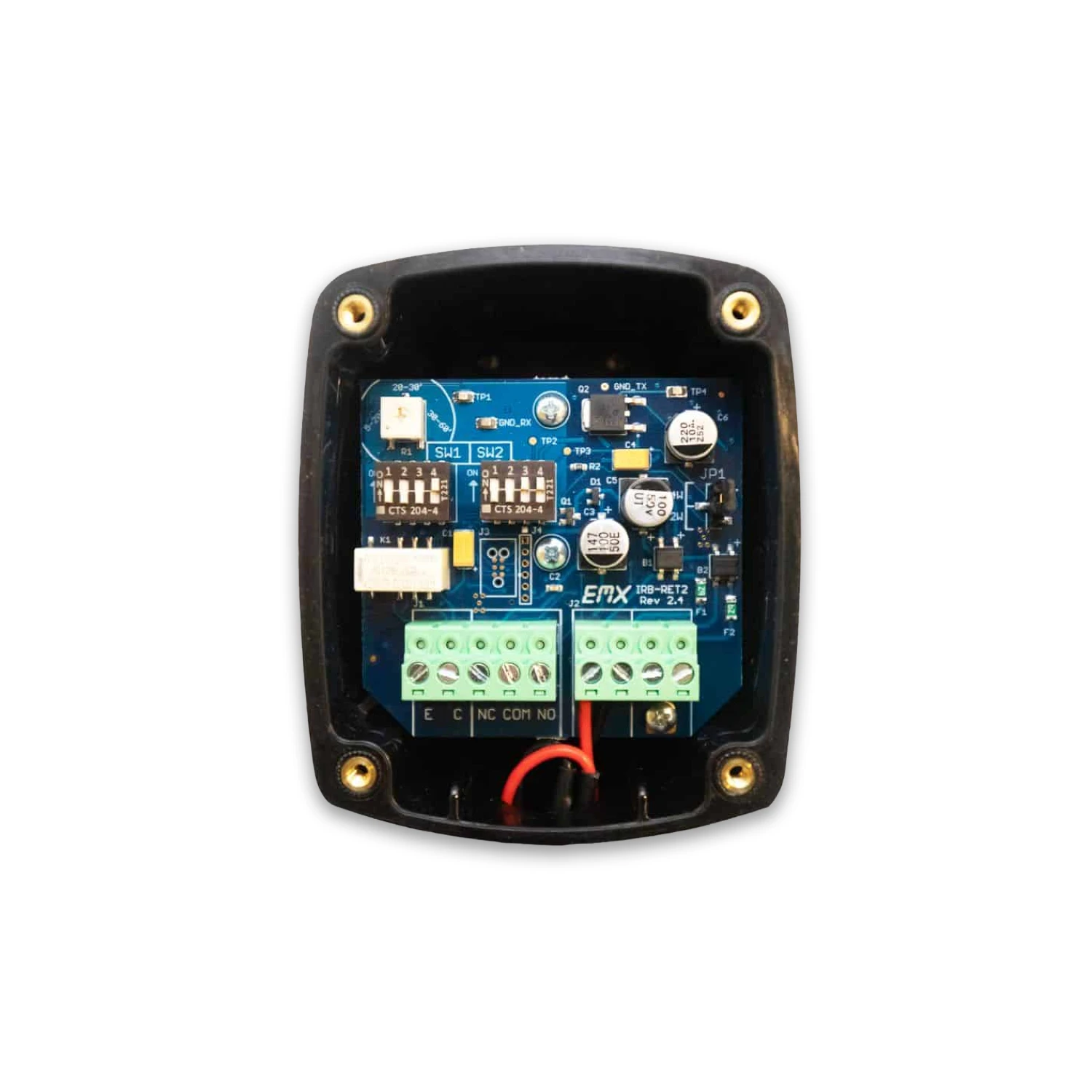 IRB-RET2 retroreflective photoeye, sensor unit detail