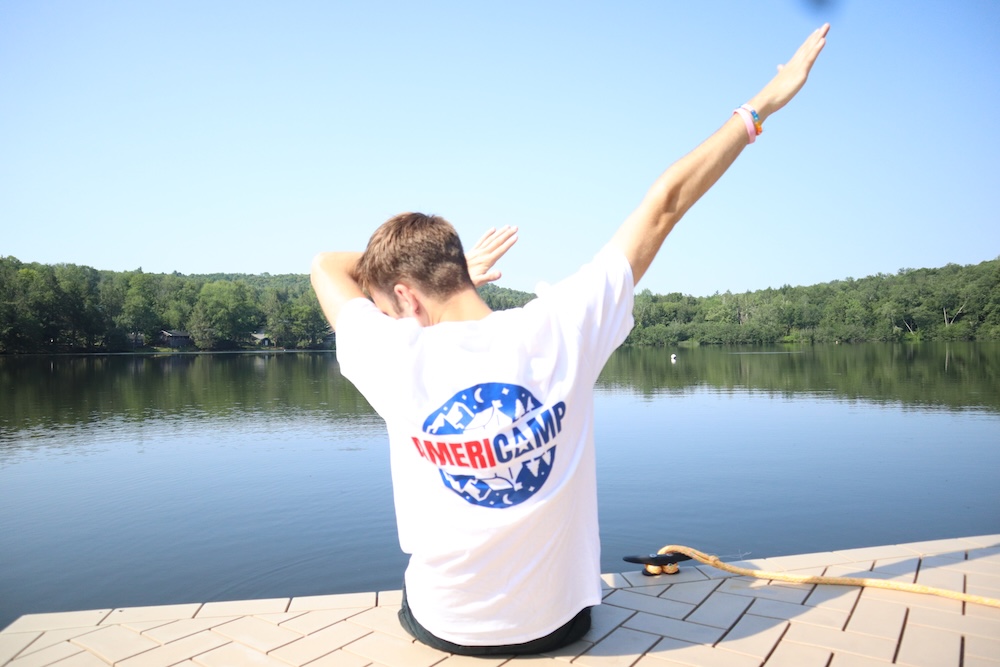 AmeriCamp -counsellor on the lake front
