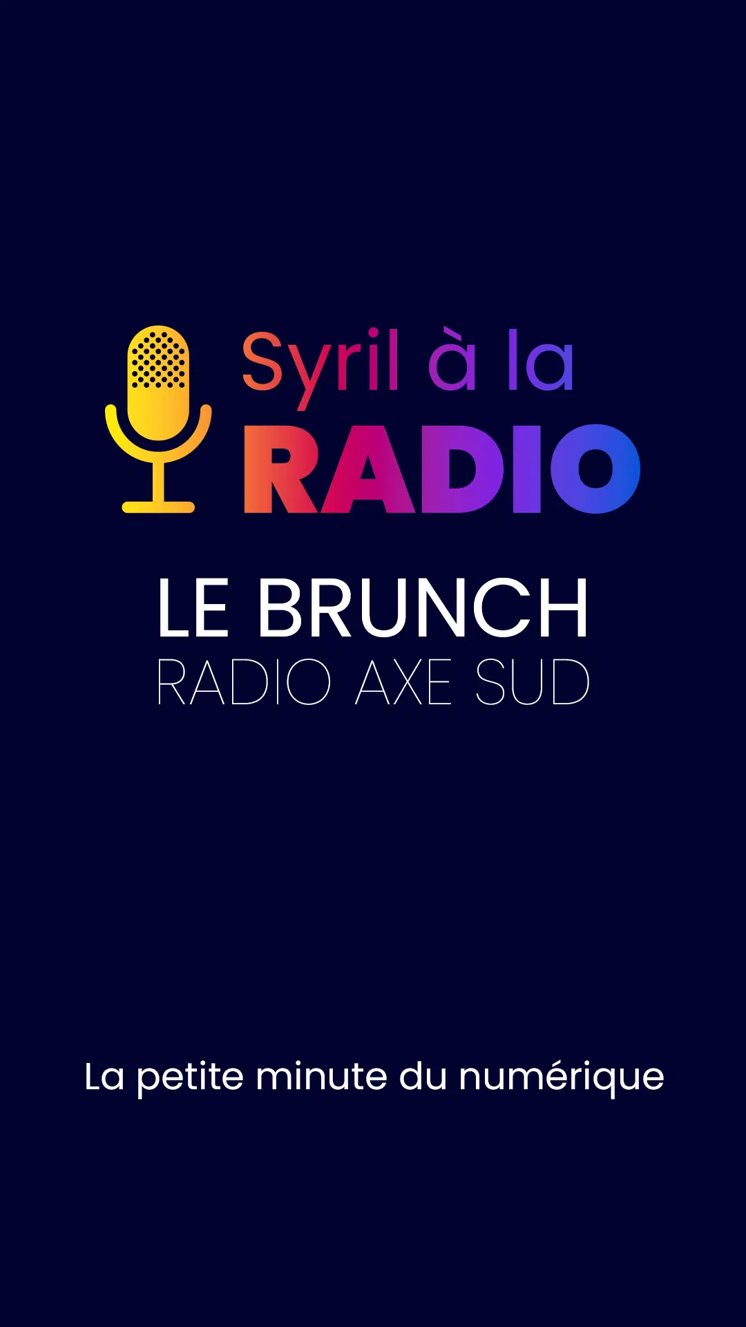 Syril Tiar appearance on Radio Axe Sud for the Minute du Numérique digital news segment