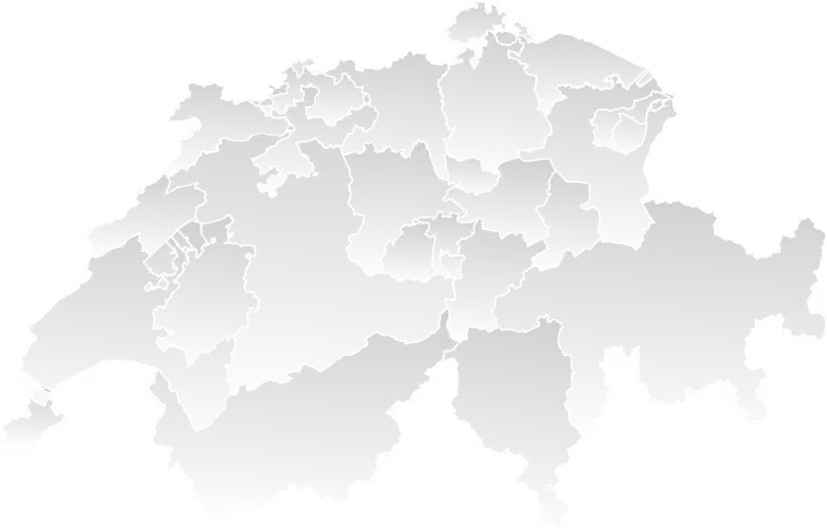 Schweizer Kantone Karte