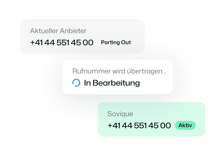 Portierung anfragen