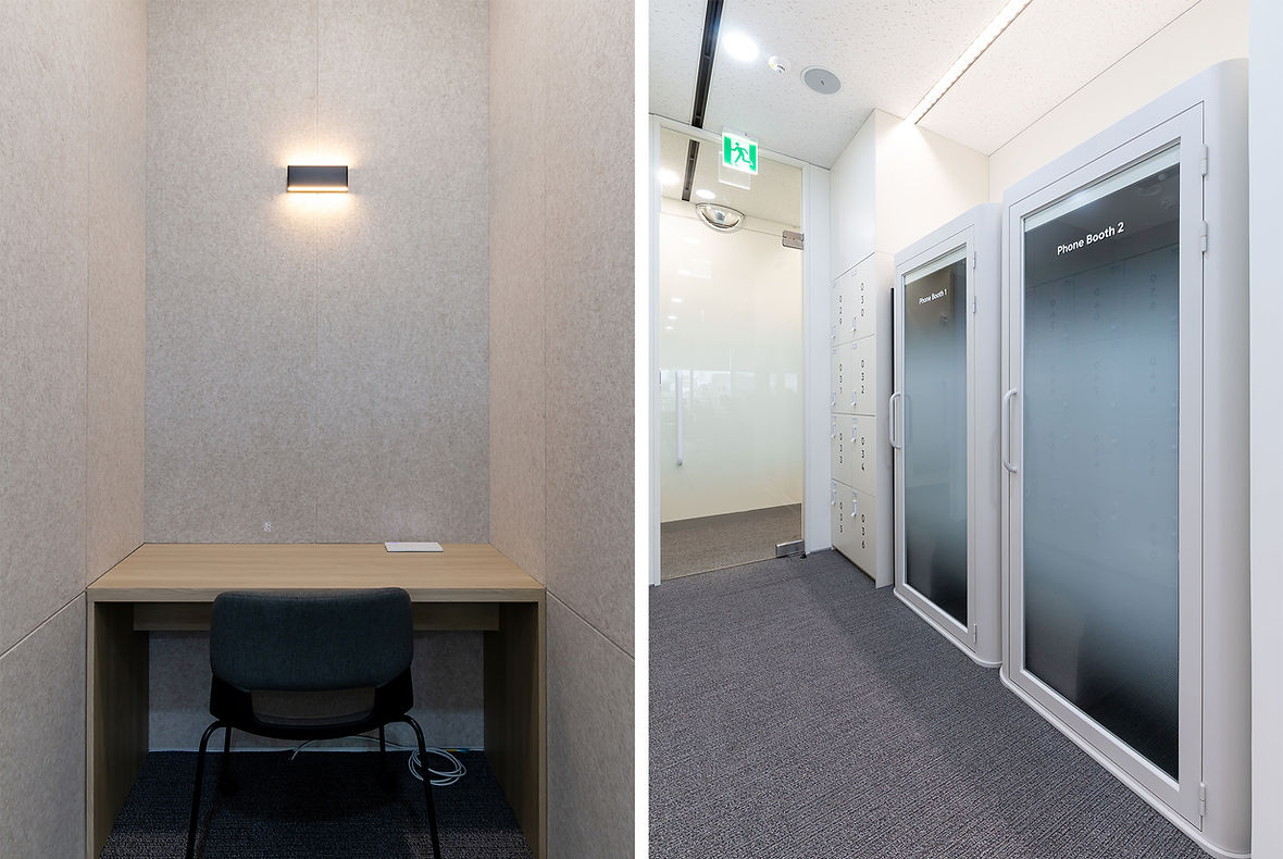 Quiet and cozy, all in one: the private focus room