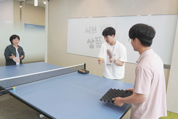 박자와 리듬 그리고 강약 조절이 필수였던 탁구 게임!
