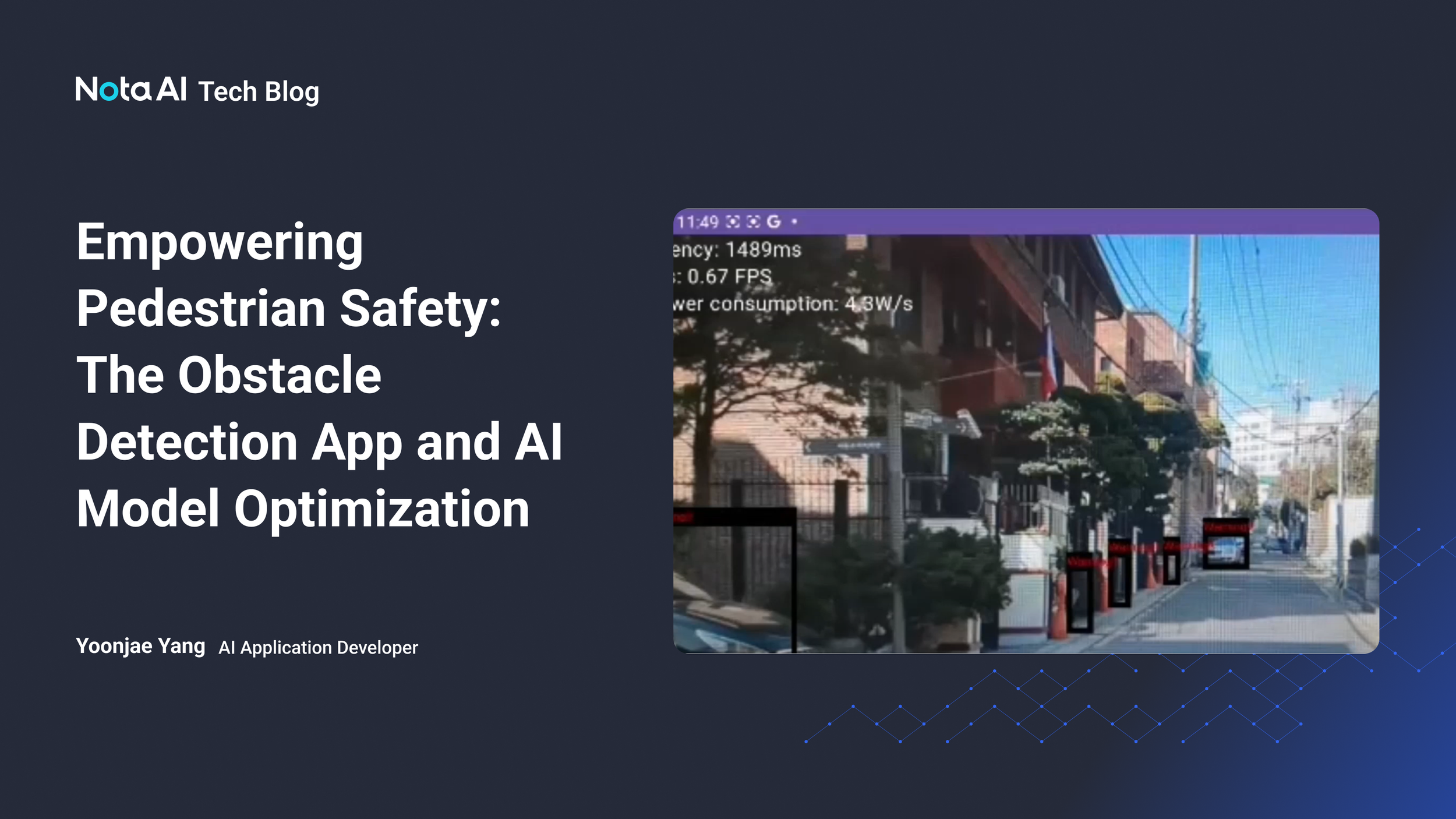 Empowering Pedestrian Safety: The Obstacle Detection App and AI Model Optimization