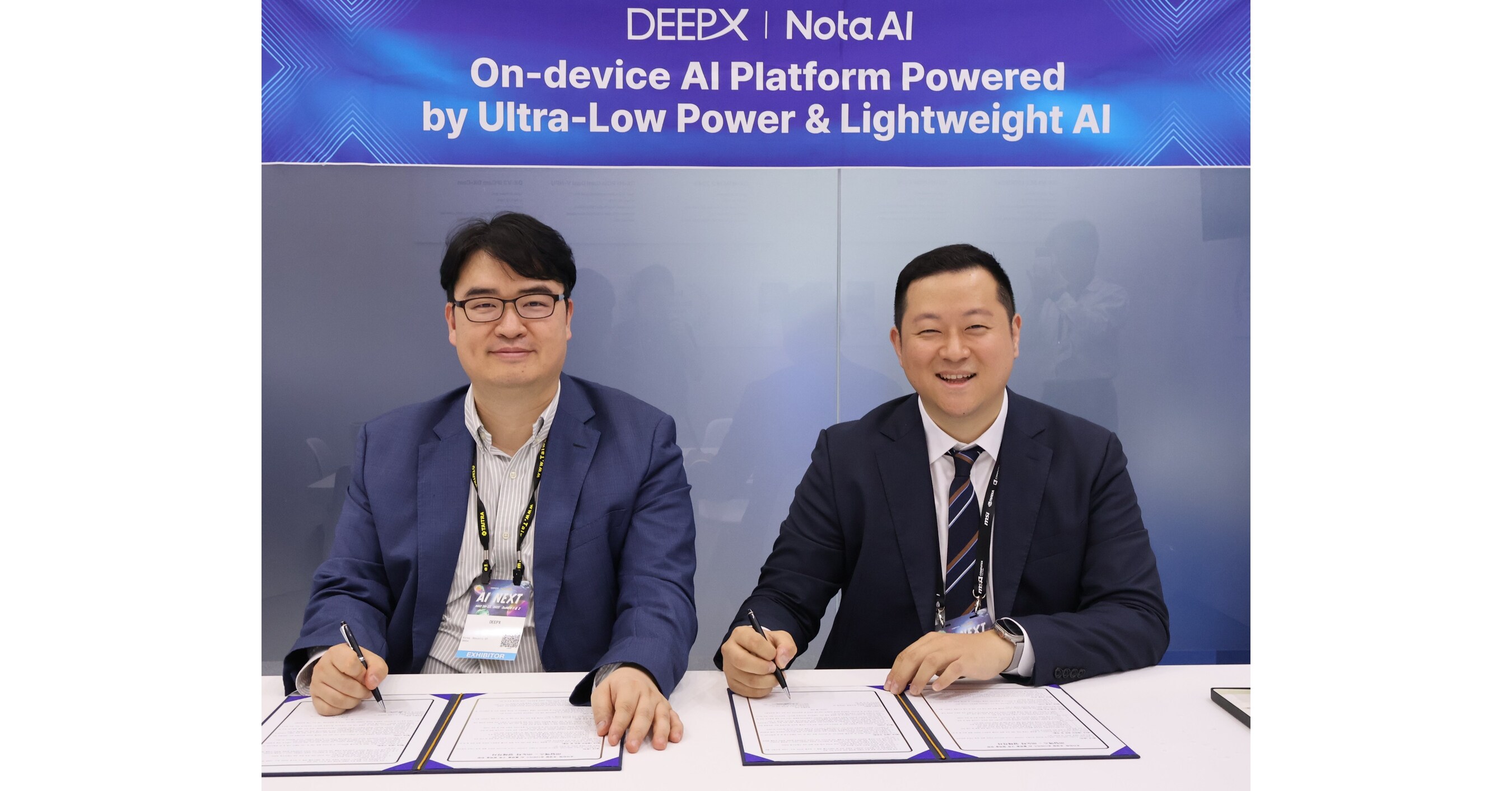 Nota AI and DEEPX Sign MOU at Computex Taipei to Lead the On-Device AI Market
