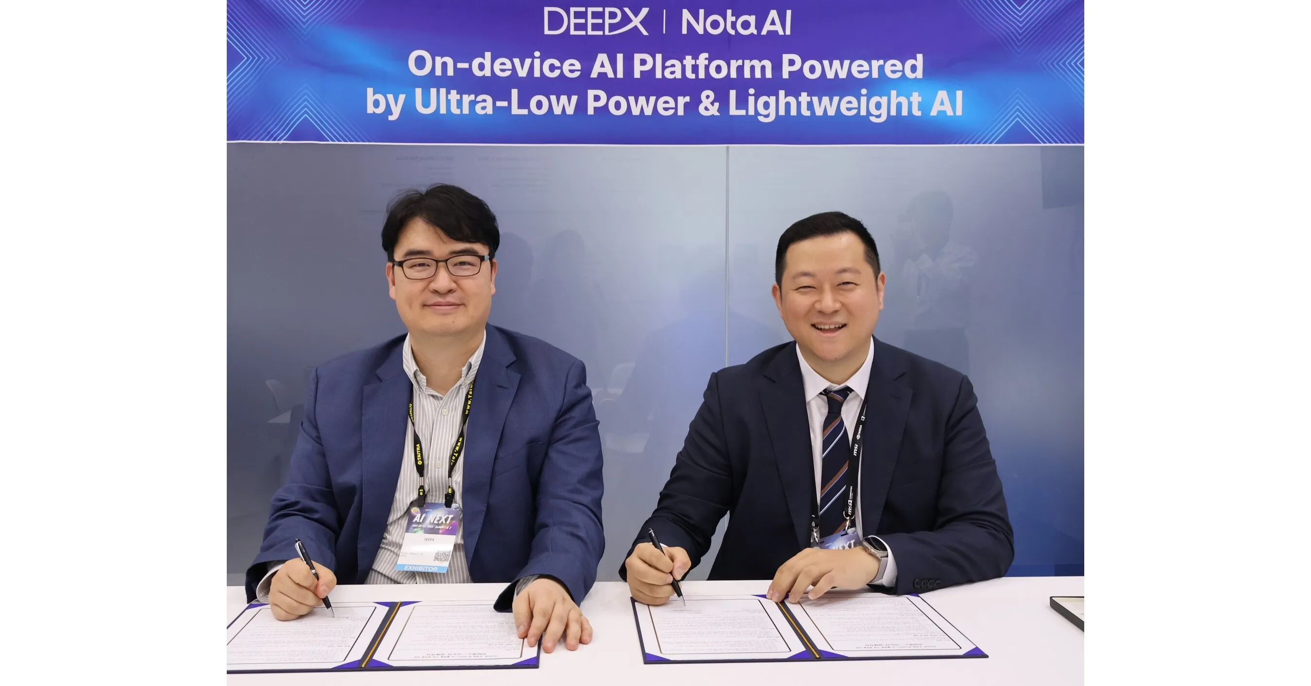 Nota AI and DEEPX Sign MOU at Computex Taipei to Lead the On-Device AI Market