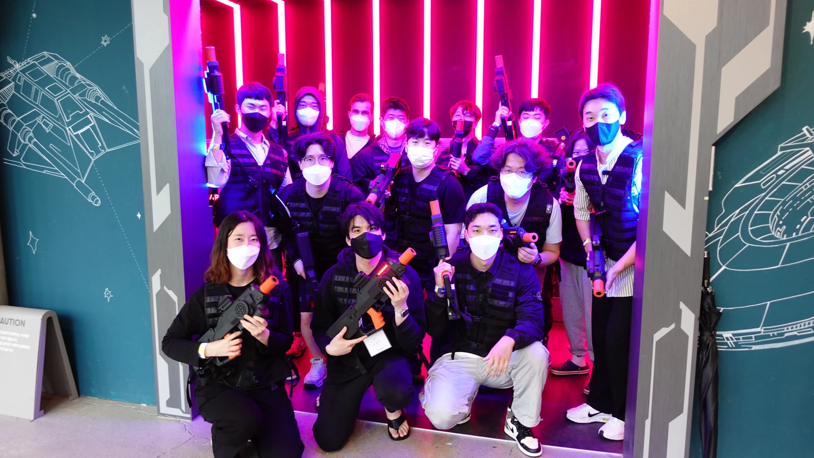 Work hard, play hard (Hoin is front and center)