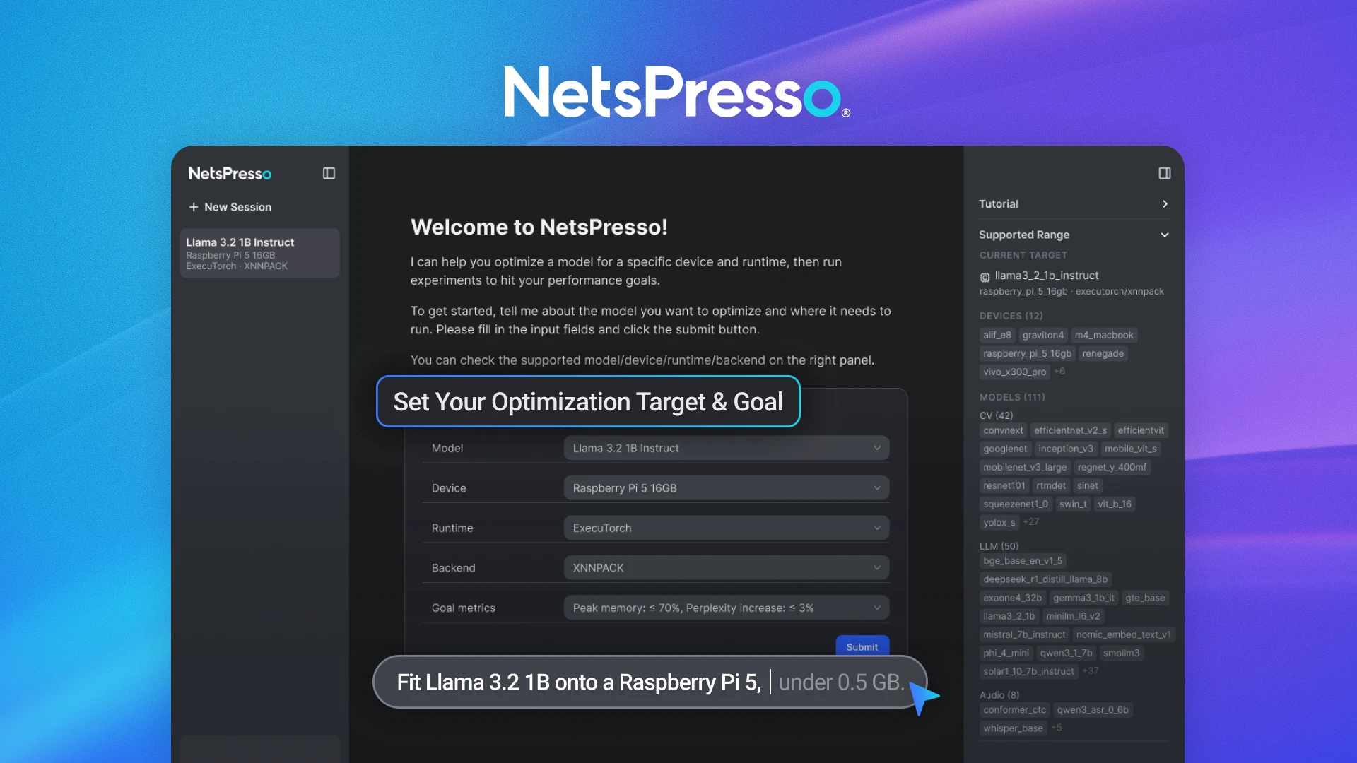 From Semi-Automatic to Fully Automatic: How NetsPresso Optimizes Models with an Agent