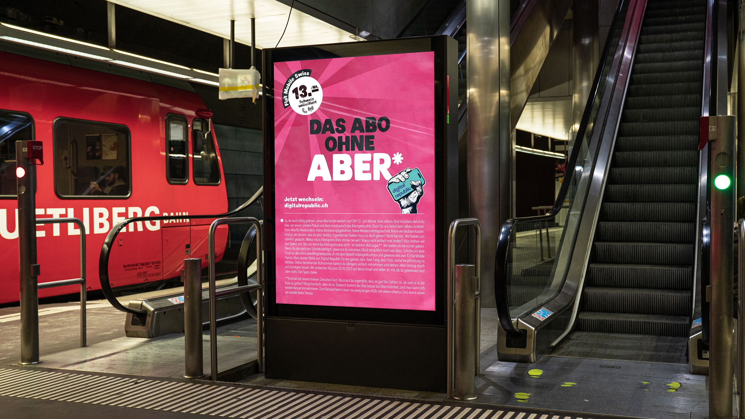 Kleingedrucktes liest kein Mensch, ausser bei Digital Republic