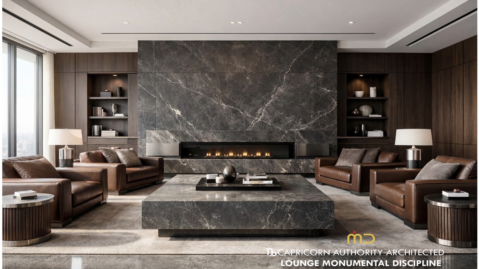 Refined contemporary interior by MahaVastu Designs