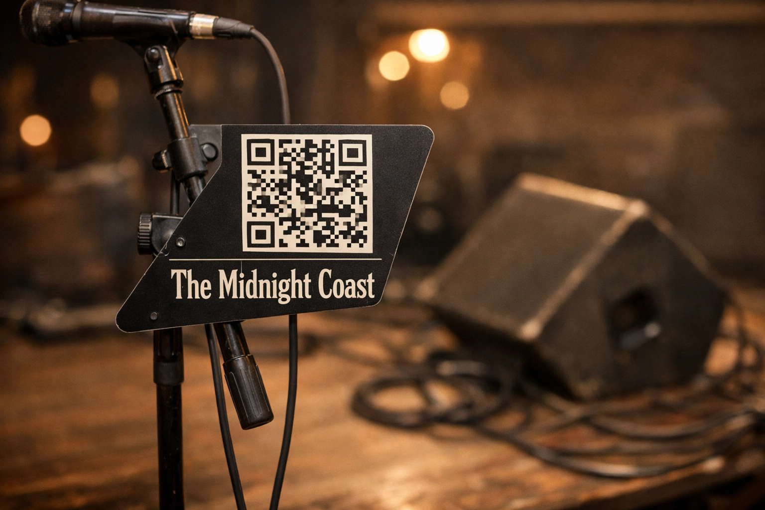A The Midnight Coast QR Wing in a real gig setting