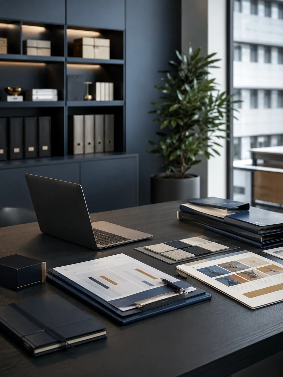 Modern office workspace representing Stravikon’s structured approach to sourcing, trade coordination, documentation readiness, and clear business planning.